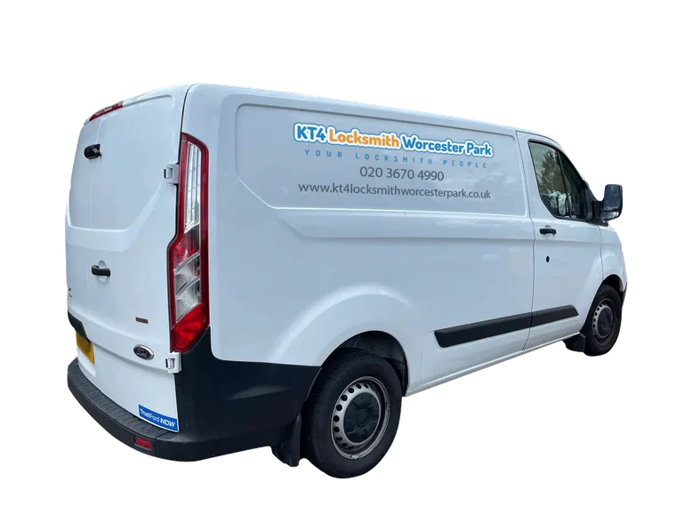 KT4 Locksmith Worcester Park van
